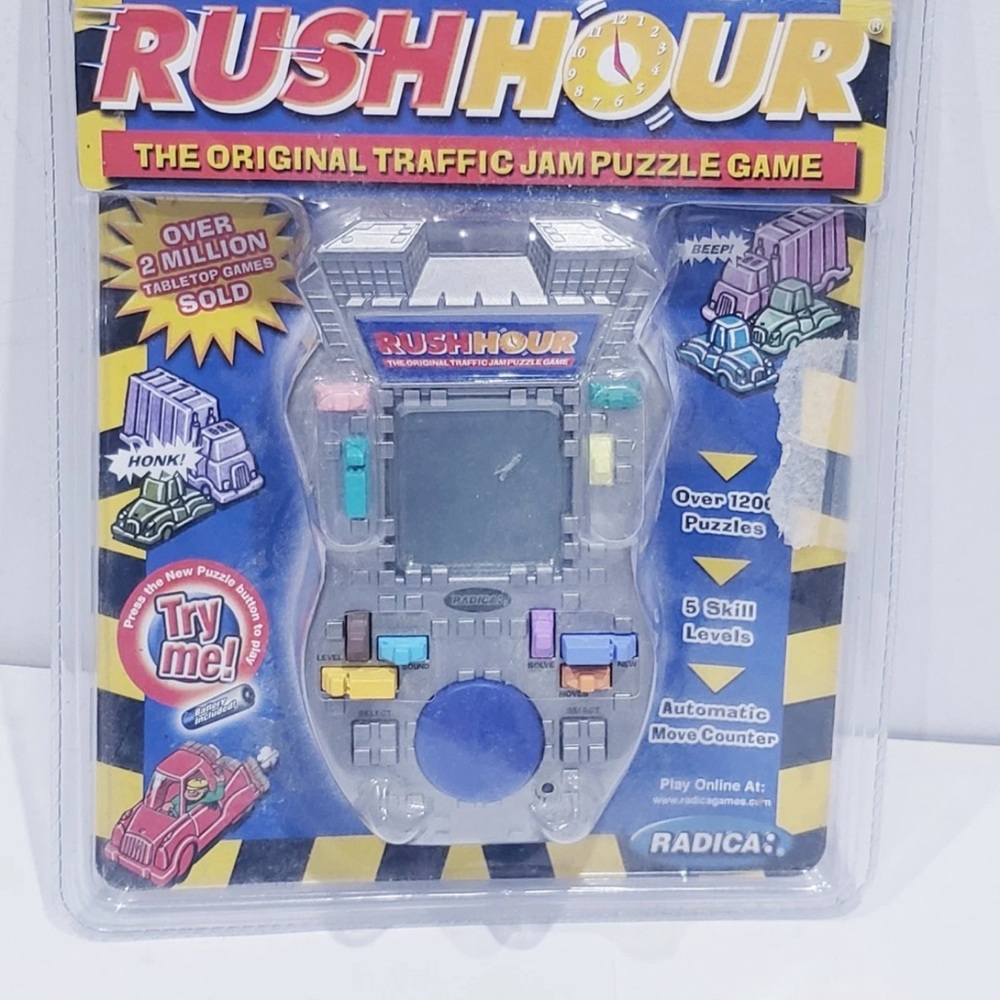 2001 Radica RUSH HOUR The Original  Traffic Jam Puzzle Electronic Game - New